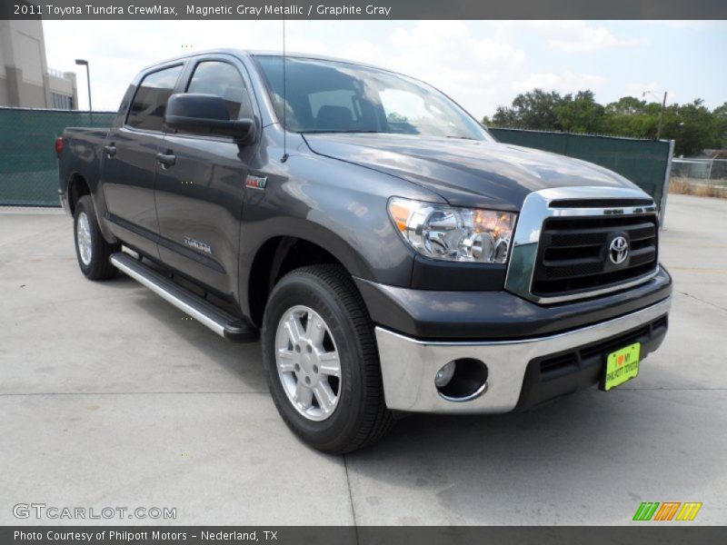 Magnetic Gray Metallic / Graphite Gray 2011 Toyota Tundra CrewMax