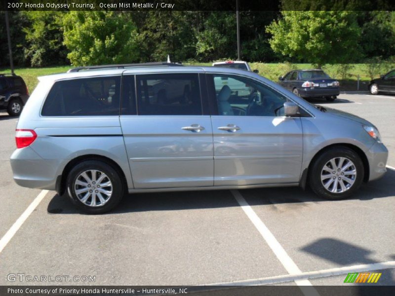 Ocean Mist Metallic / Gray 2007 Honda Odyssey Touring