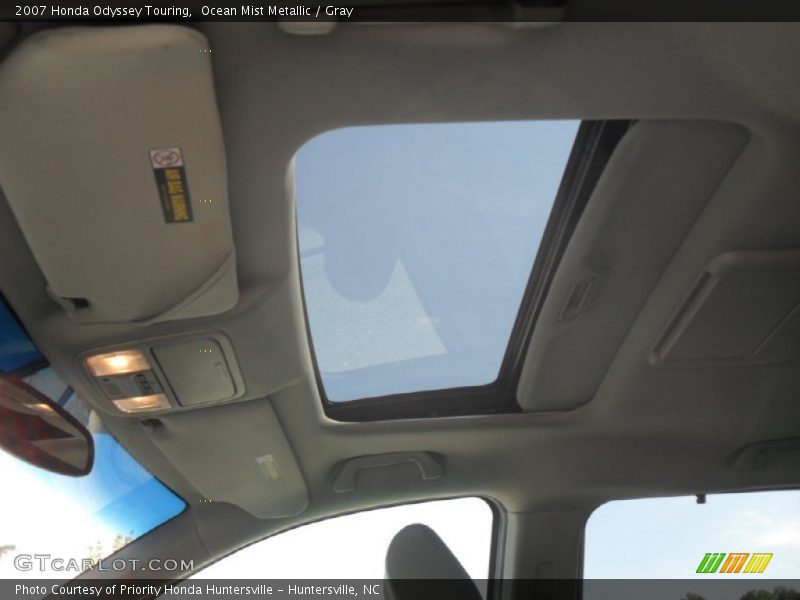 Ocean Mist Metallic / Gray 2007 Honda Odyssey Touring