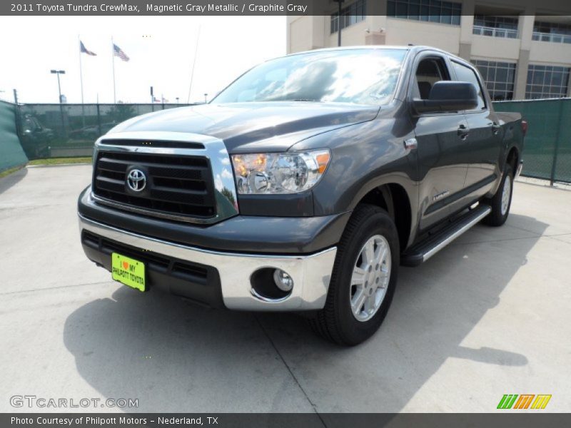 Magnetic Gray Metallic / Graphite Gray 2011 Toyota Tundra CrewMax