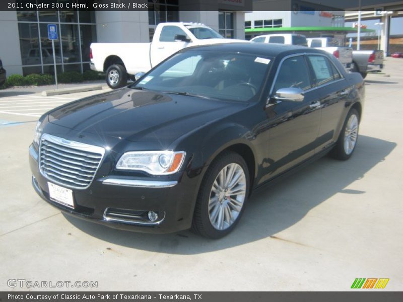 Gloss Black / Black 2011 Chrysler 300 C Hemi