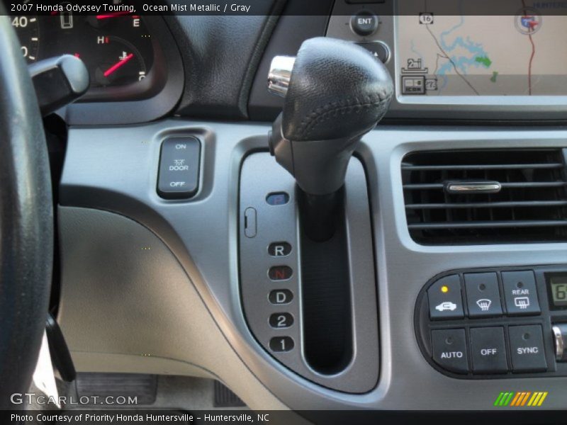 Ocean Mist Metallic / Gray 2007 Honda Odyssey Touring