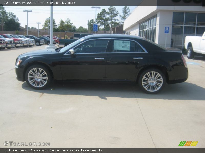 Gloss Black / Black 2011 Chrysler 300 C Hemi