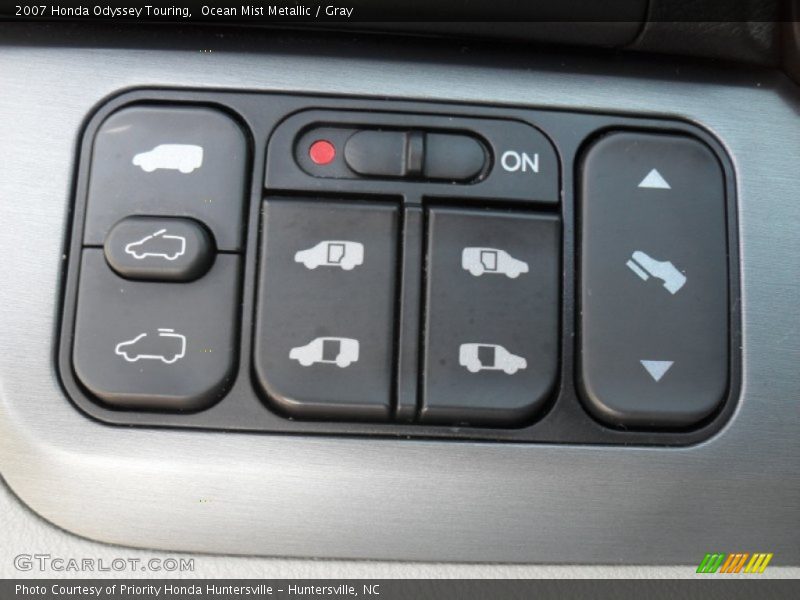 Ocean Mist Metallic / Gray 2007 Honda Odyssey Touring