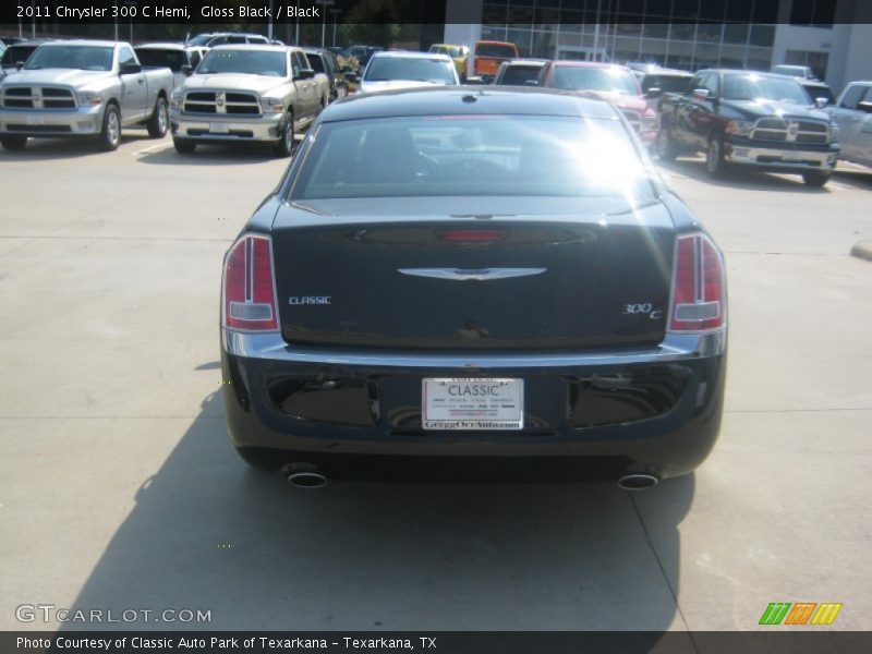 Gloss Black / Black 2011 Chrysler 300 C Hemi