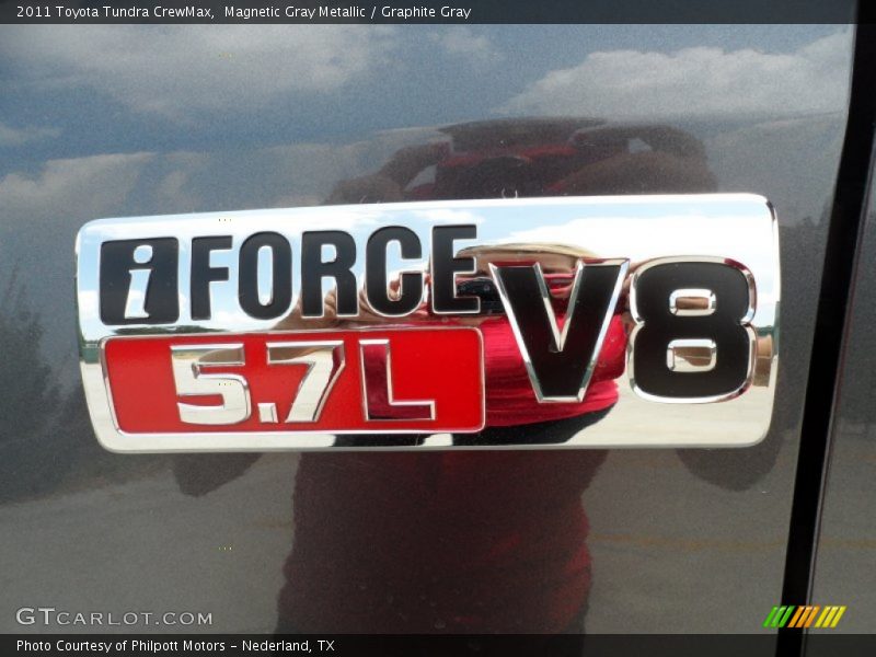 Magnetic Gray Metallic / Graphite Gray 2011 Toyota Tundra CrewMax