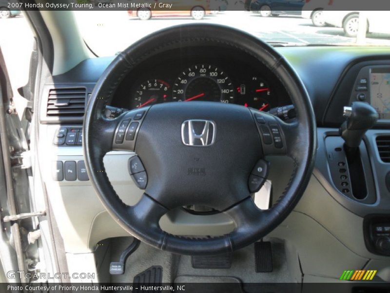 Ocean Mist Metallic / Gray 2007 Honda Odyssey Touring
