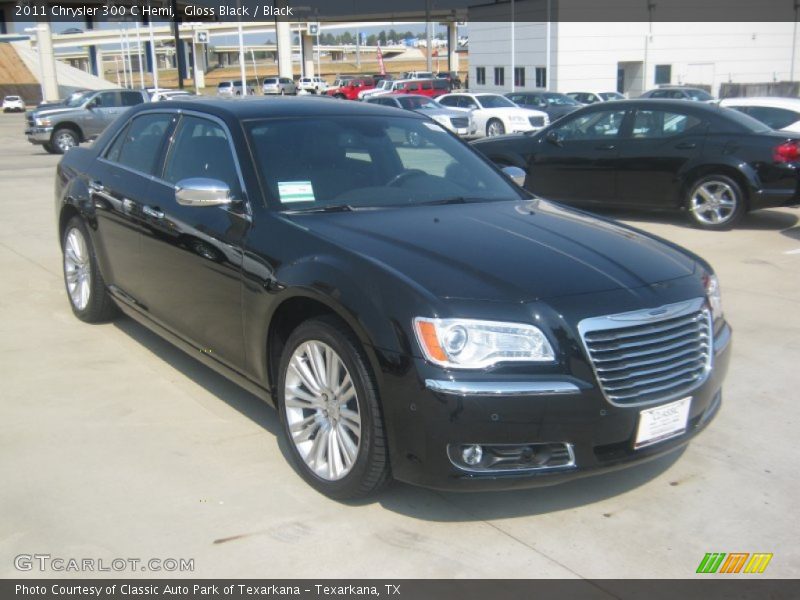 Gloss Black / Black 2011 Chrysler 300 C Hemi