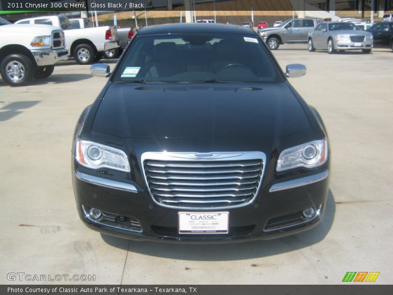 Gloss Black / Black 2011 Chrysler 300 C Hemi