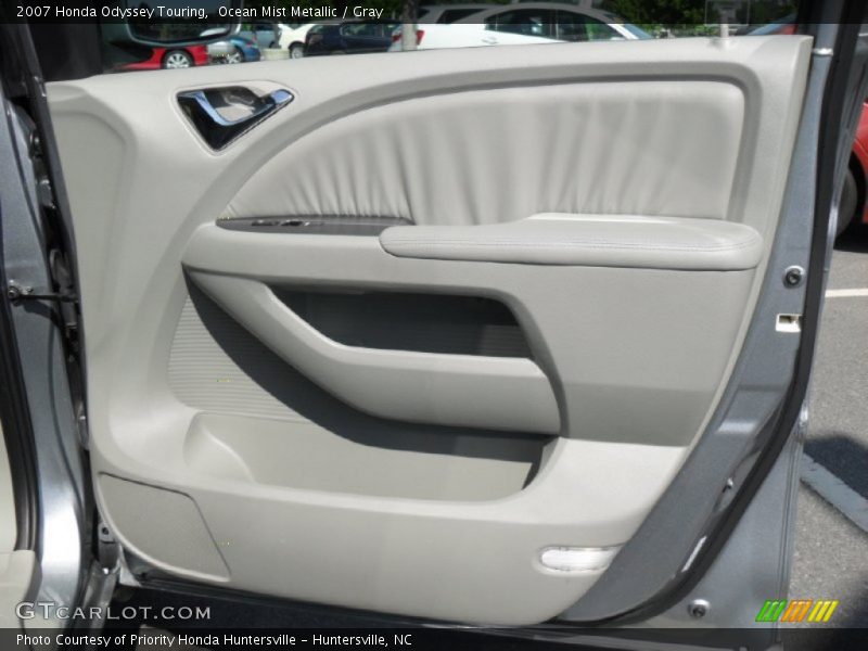 Ocean Mist Metallic / Gray 2007 Honda Odyssey Touring