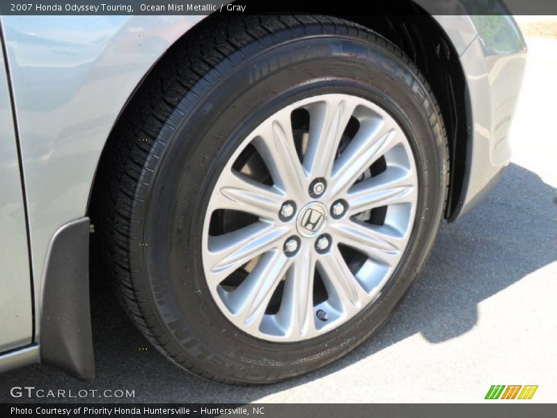Ocean Mist Metallic / Gray 2007 Honda Odyssey Touring