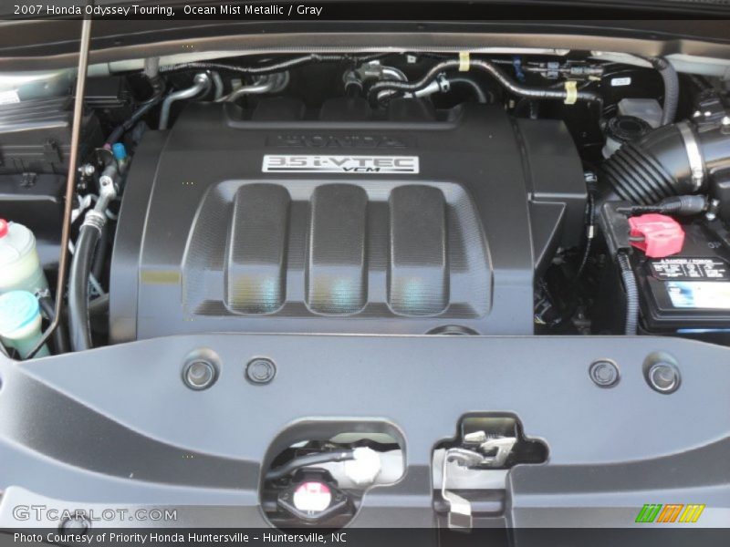 Ocean Mist Metallic / Gray 2007 Honda Odyssey Touring