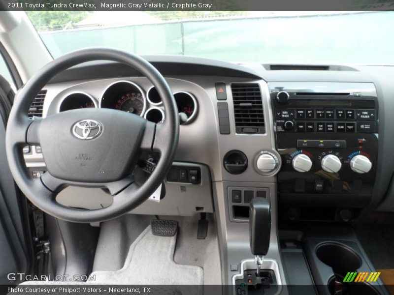 Magnetic Gray Metallic / Graphite Gray 2011 Toyota Tundra CrewMax