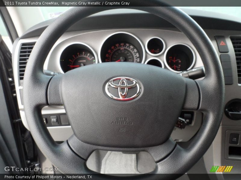 Magnetic Gray Metallic / Graphite Gray 2011 Toyota Tundra CrewMax