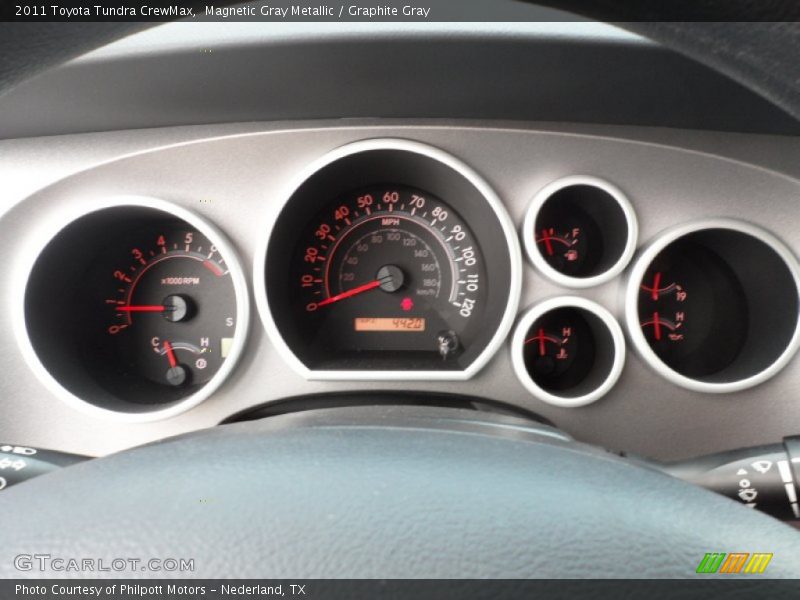 Magnetic Gray Metallic / Graphite Gray 2011 Toyota Tundra CrewMax