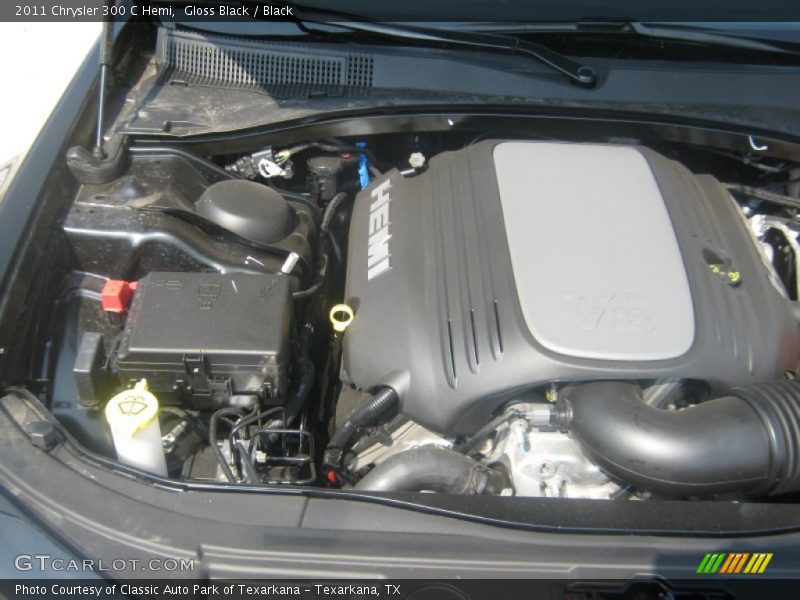 Gloss Black / Black 2011 Chrysler 300 C Hemi