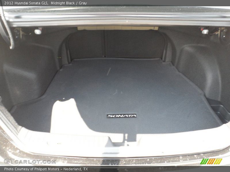 Midnight Black / Gray 2012 Hyundai Sonata GLS