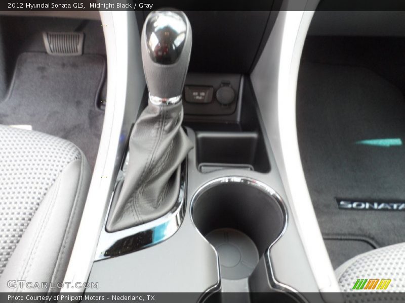 Midnight Black / Gray 2012 Hyundai Sonata GLS