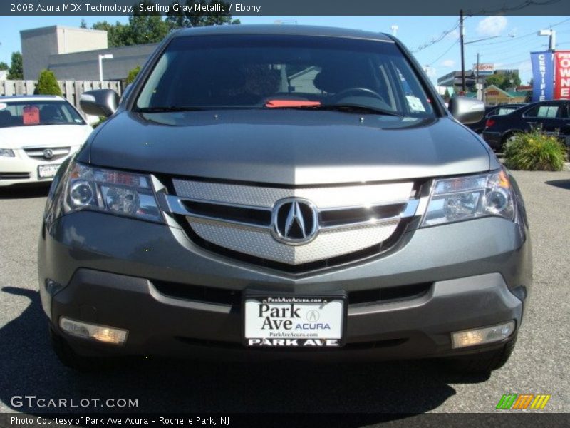Sterling Gray Metallic / Ebony 2008 Acura MDX Technology