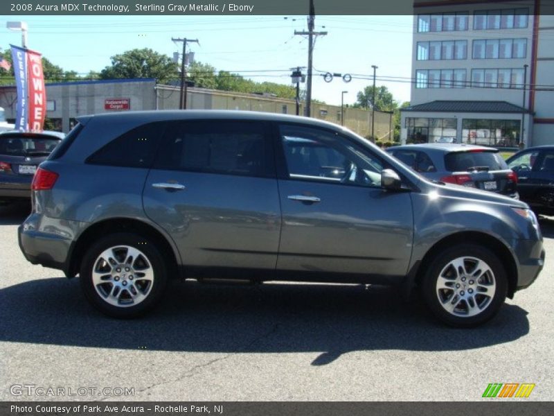 Sterling Gray Metallic / Ebony 2008 Acura MDX Technology