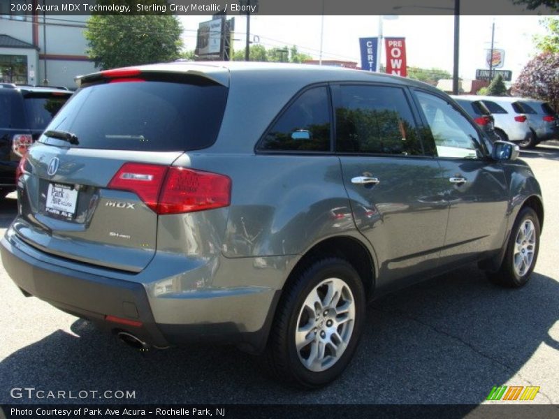 Sterling Gray Metallic / Ebony 2008 Acura MDX Technology