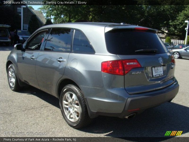 Sterling Gray Metallic / Ebony 2008 Acura MDX Technology