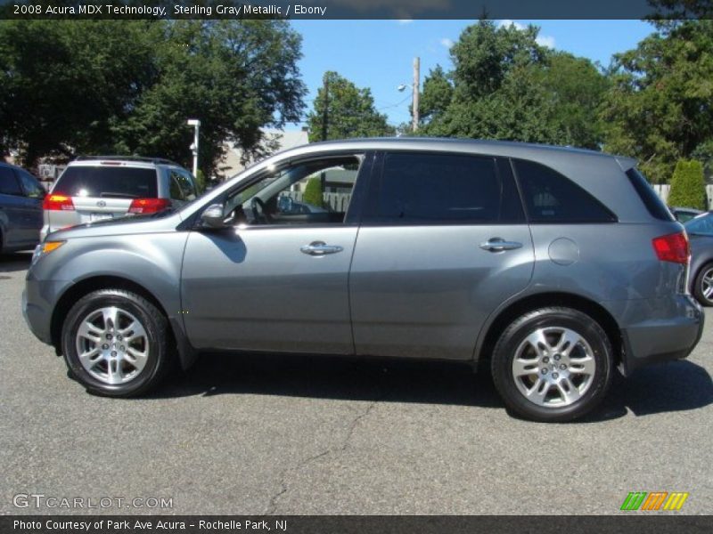 Sterling Gray Metallic / Ebony 2008 Acura MDX Technology