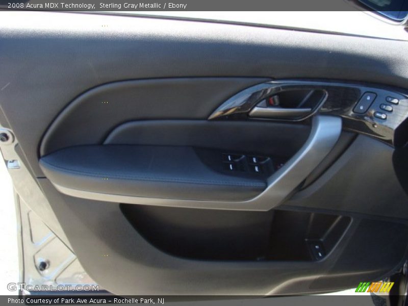 Sterling Gray Metallic / Ebony 2008 Acura MDX Technology