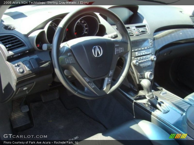 Sterling Gray Metallic / Ebony 2008 Acura MDX Technology