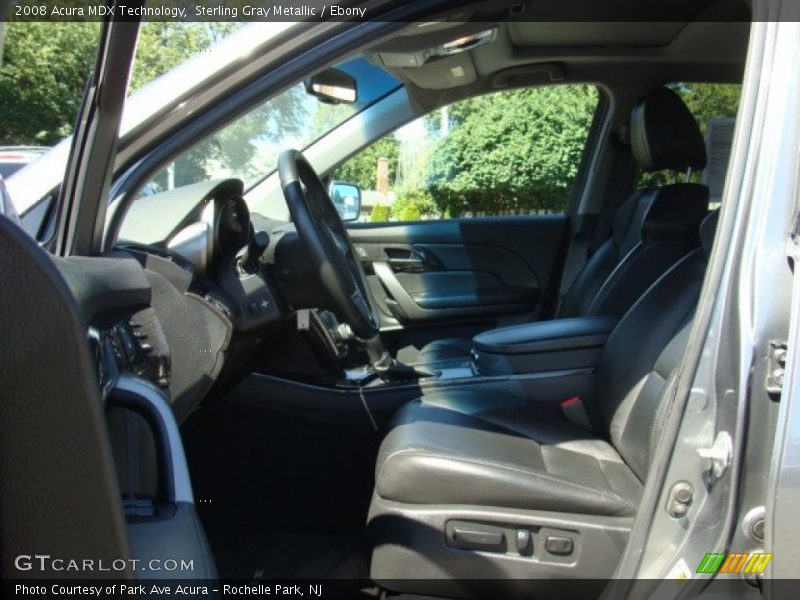 Sterling Gray Metallic / Ebony 2008 Acura MDX Technology