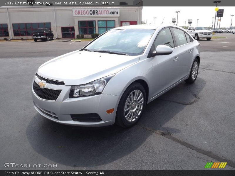Silver Ice Metallic / Medium Titanium 2012 Chevrolet Cruze Eco