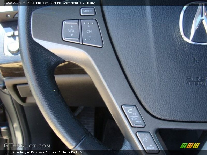 Sterling Gray Metallic / Ebony 2008 Acura MDX Technology