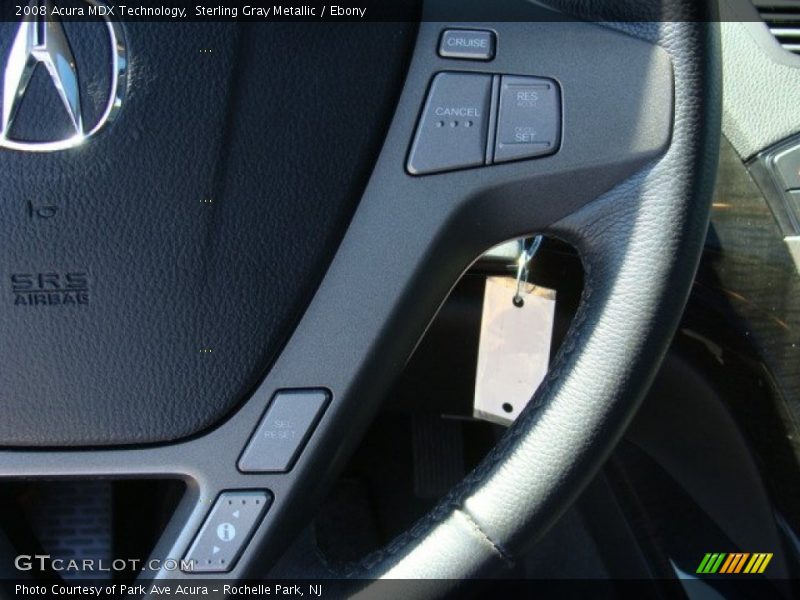 Sterling Gray Metallic / Ebony 2008 Acura MDX Technology