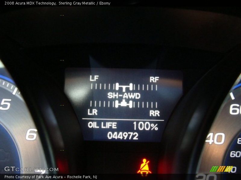 Sterling Gray Metallic / Ebony 2008 Acura MDX Technology
