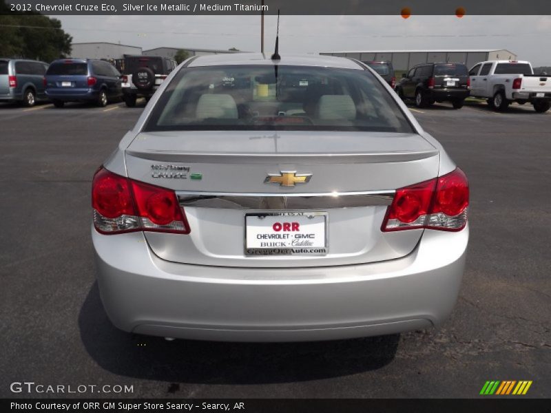 Silver Ice Metallic / Medium Titanium 2012 Chevrolet Cruze Eco