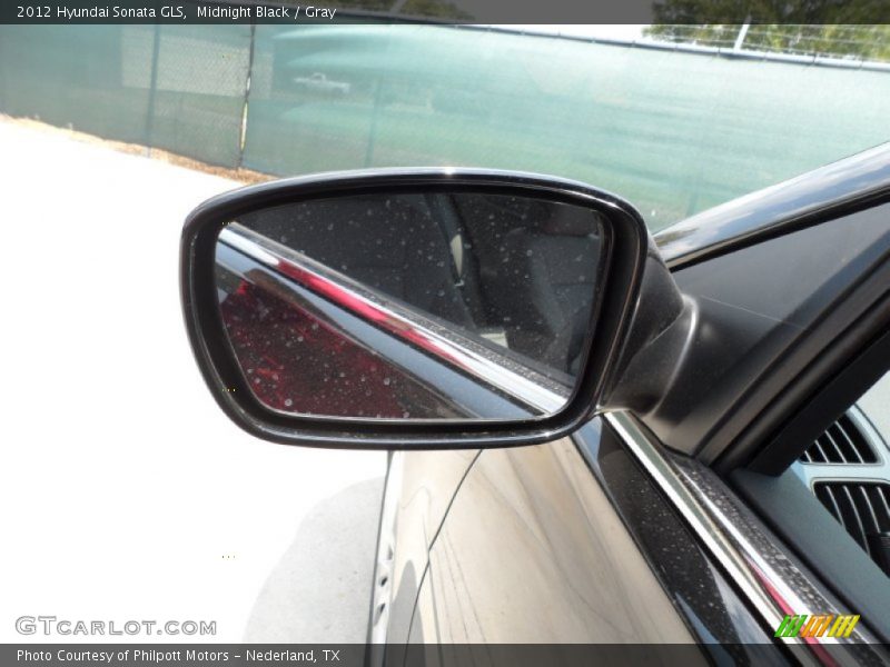 Midnight Black / Gray 2012 Hyundai Sonata GLS