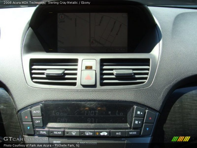 Sterling Gray Metallic / Ebony 2008 Acura MDX Technology