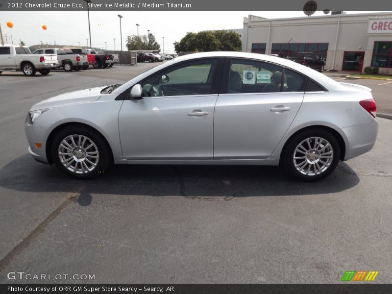 Silver Ice Metallic / Medium Titanium 2012 Chevrolet Cruze Eco