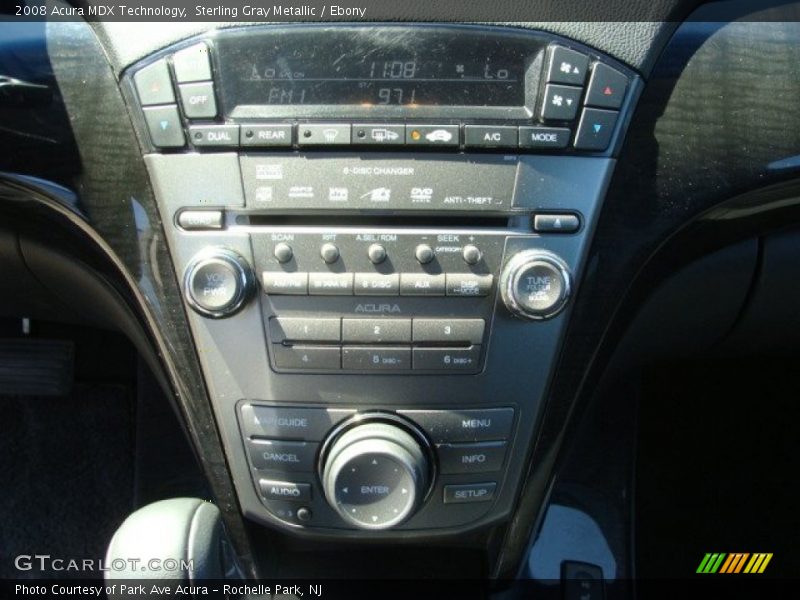 Sterling Gray Metallic / Ebony 2008 Acura MDX Technology