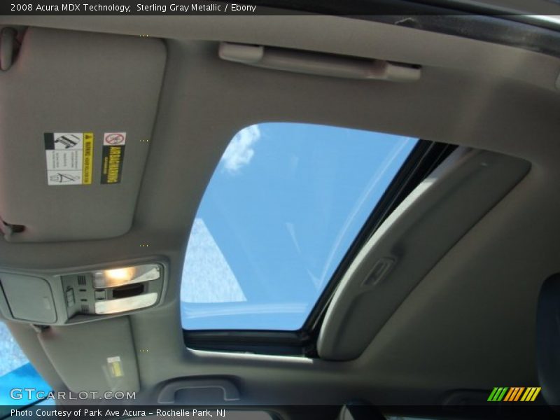 Sterling Gray Metallic / Ebony 2008 Acura MDX Technology