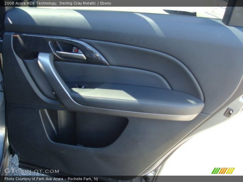 Sterling Gray Metallic / Ebony 2008 Acura MDX Technology