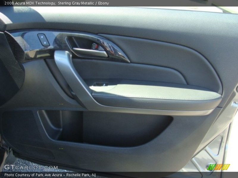 Sterling Gray Metallic / Ebony 2008 Acura MDX Technology