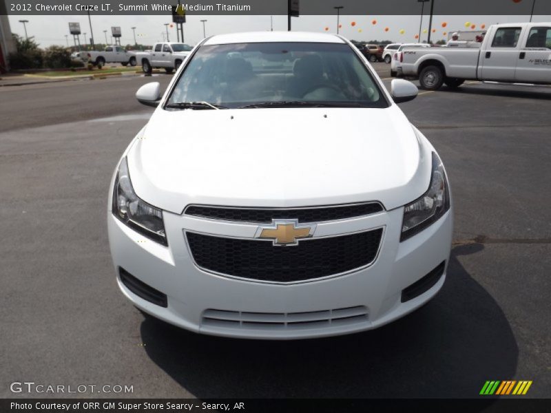 Summit White / Medium Titanium 2012 Chevrolet Cruze LT