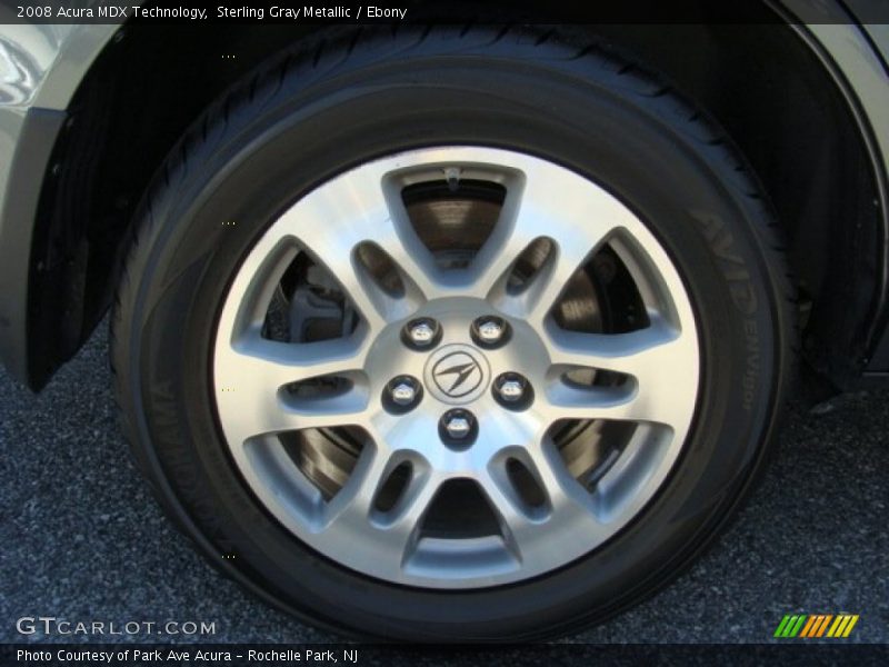 Sterling Gray Metallic / Ebony 2008 Acura MDX Technology