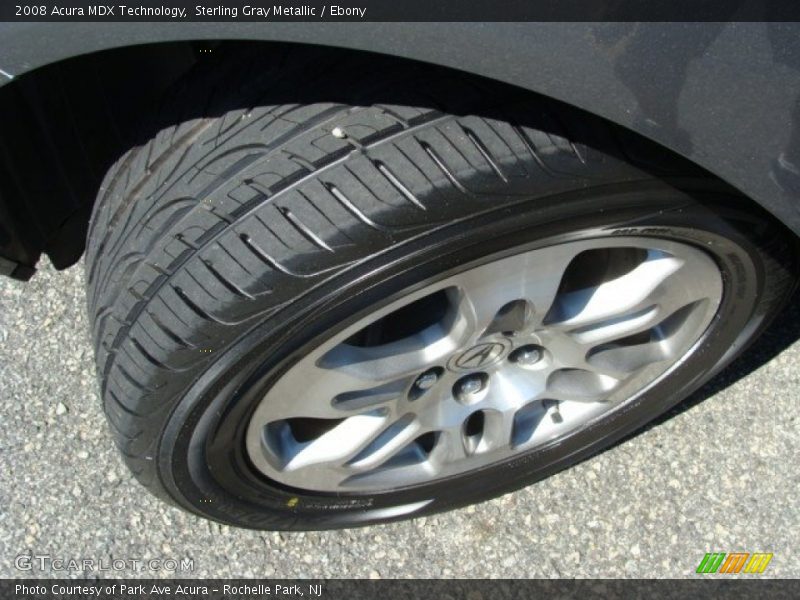 Sterling Gray Metallic / Ebony 2008 Acura MDX Technology
