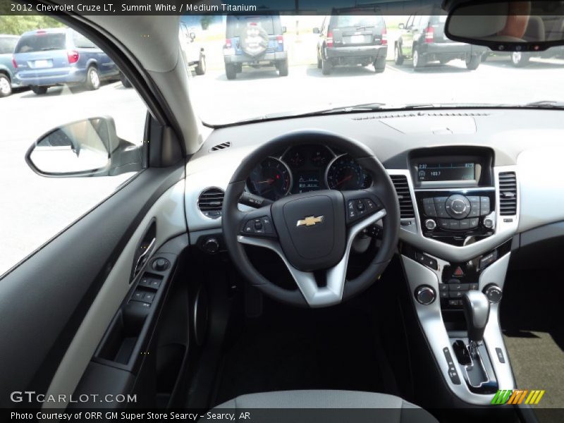 Summit White / Medium Titanium 2012 Chevrolet Cruze LT