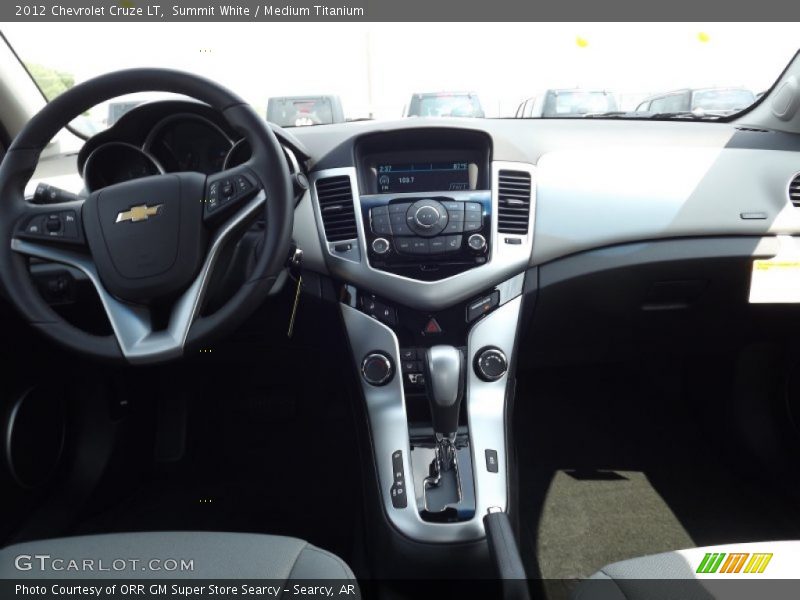 Summit White / Medium Titanium 2012 Chevrolet Cruze LT