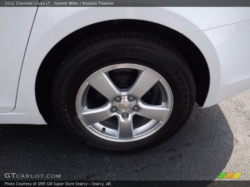 Summit White / Medium Titanium 2012 Chevrolet Cruze LT
