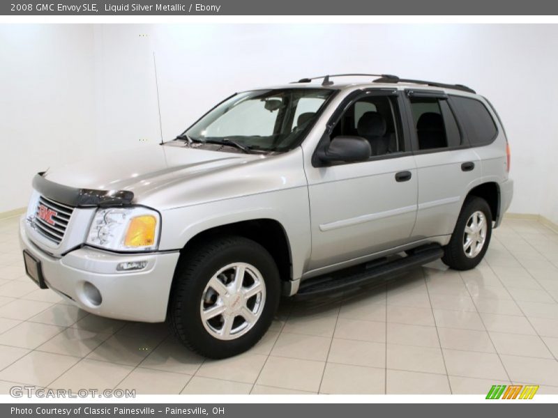 Liquid Silver Metallic / Ebony 2008 GMC Envoy SLE