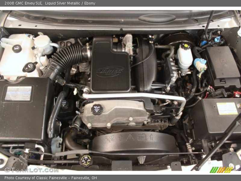 Liquid Silver Metallic / Ebony 2008 GMC Envoy SLE